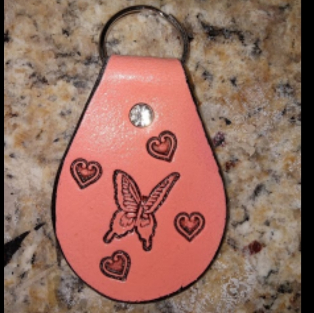 Handcrafted Leather Keychain
